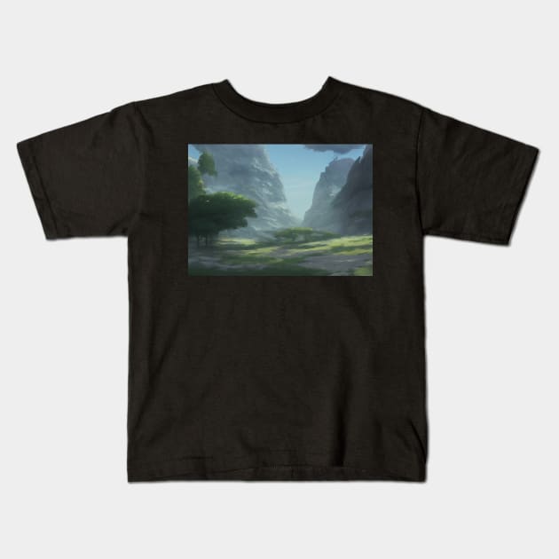 landscape pictures for wall flawless Kids T-Shirt by GoranDesign